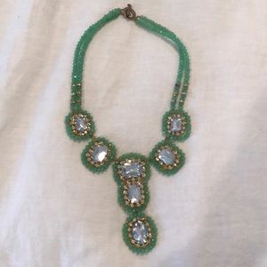 Studded statement necklace